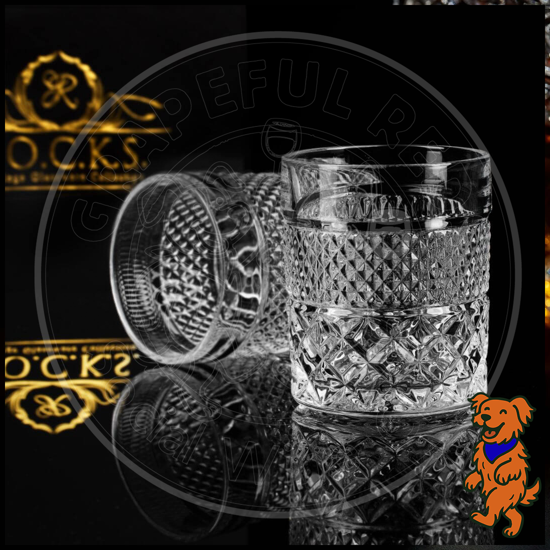 The Captain’s Collection: Crystal Whiskey Glasses (Set of 4)