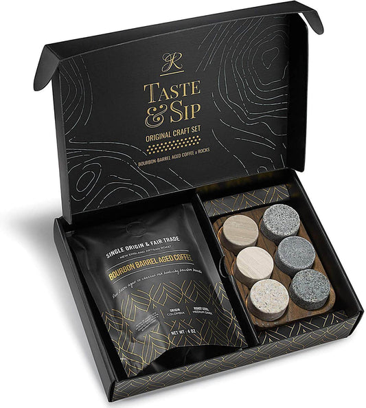 Bourbon Barrel Aged Gourmet Coffee Set